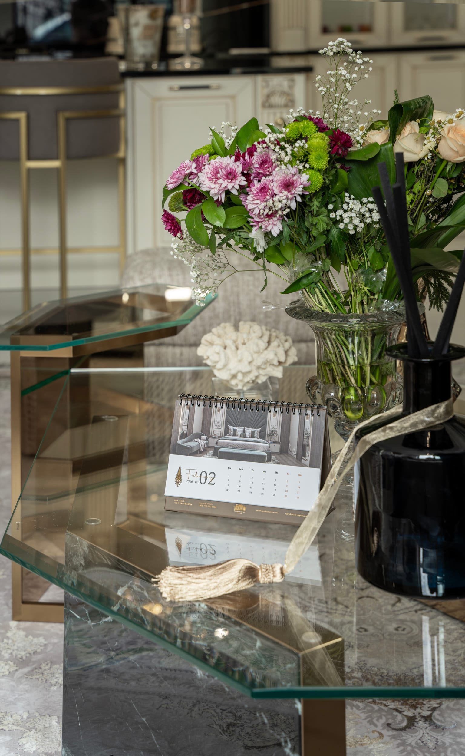 project image for Classic White And Gold Kitchen